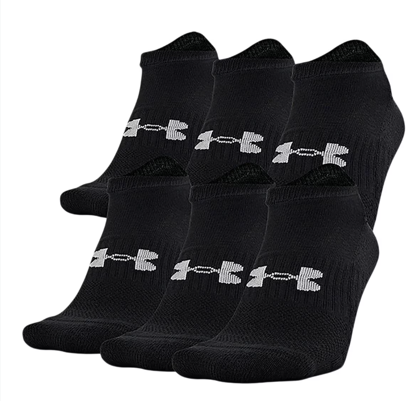 Men's UA Essential Lite Lightweight No Show Socks- 6 Pack